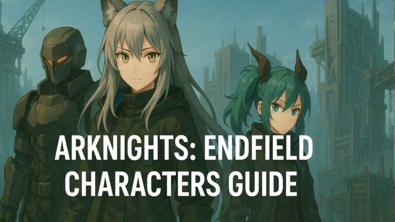 Arknights: Endfield Characters Guide