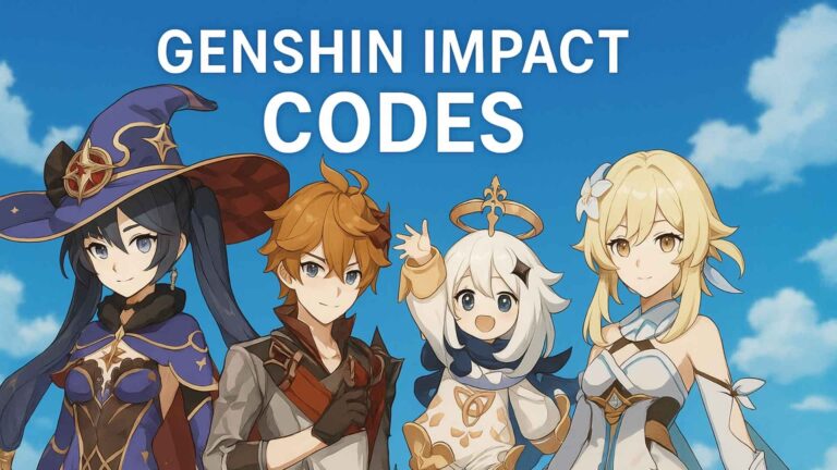 Genshin Impact Codes
