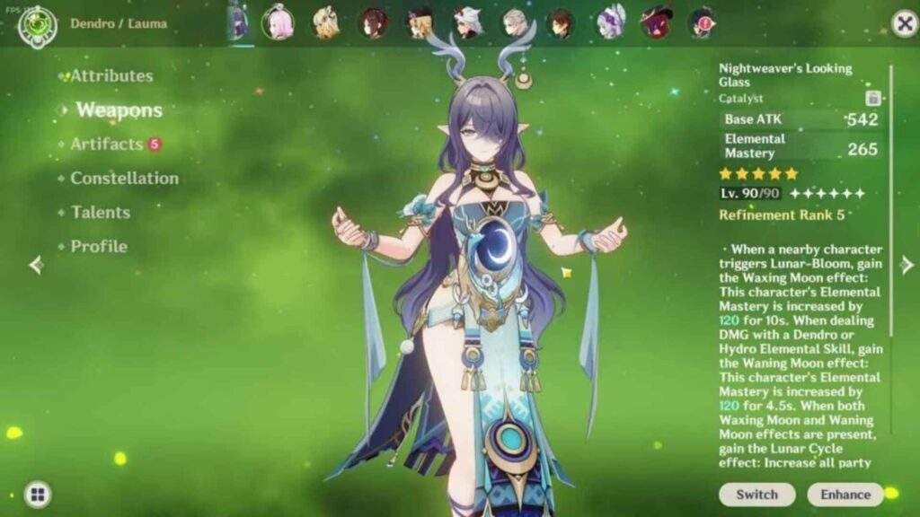Genshin Impact Lauma Best Builds
