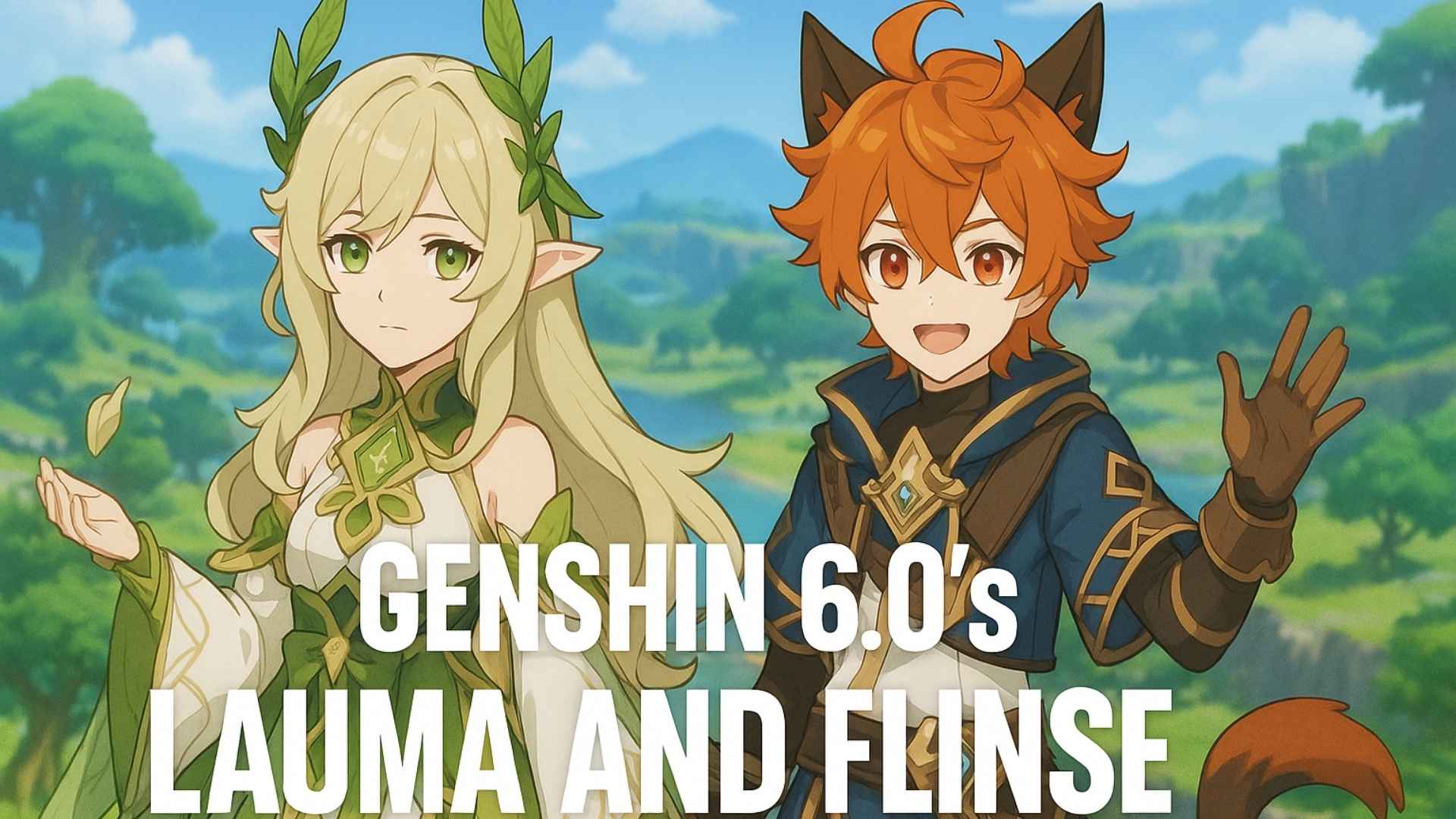 Genshin 6.0's Lauma and Flins