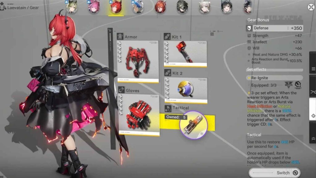 Use Weapons and Gears Strategically