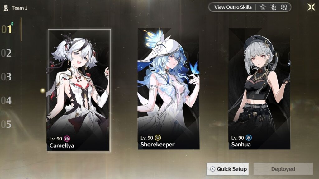 Best Camellya Teams