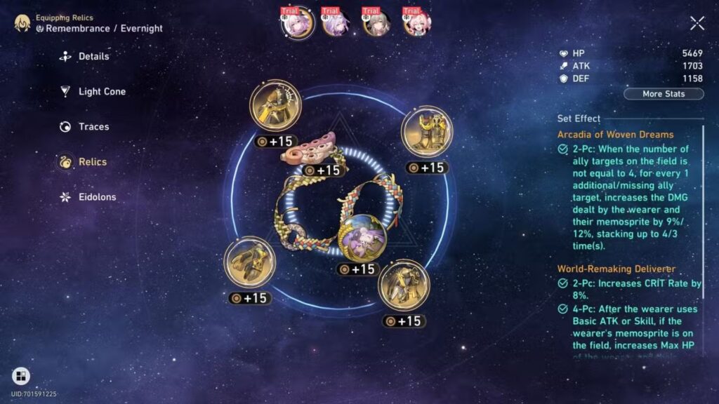 Relic Sets