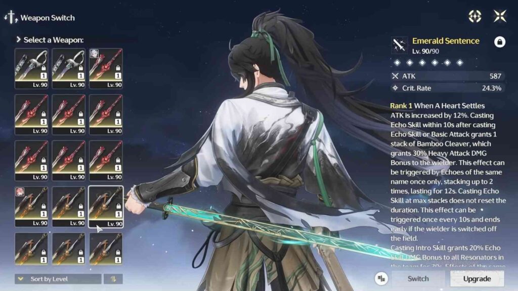 Best Qiuyuan Weapons in Wuthering Waves