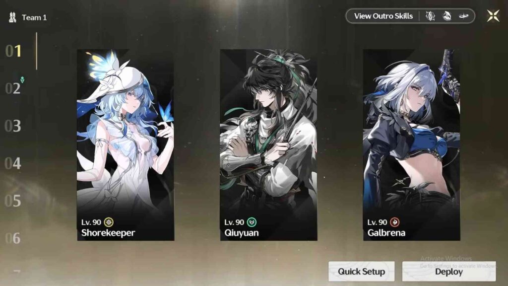 Best Team Compositions for Qiuyuan