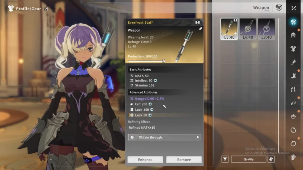 Gear Progression