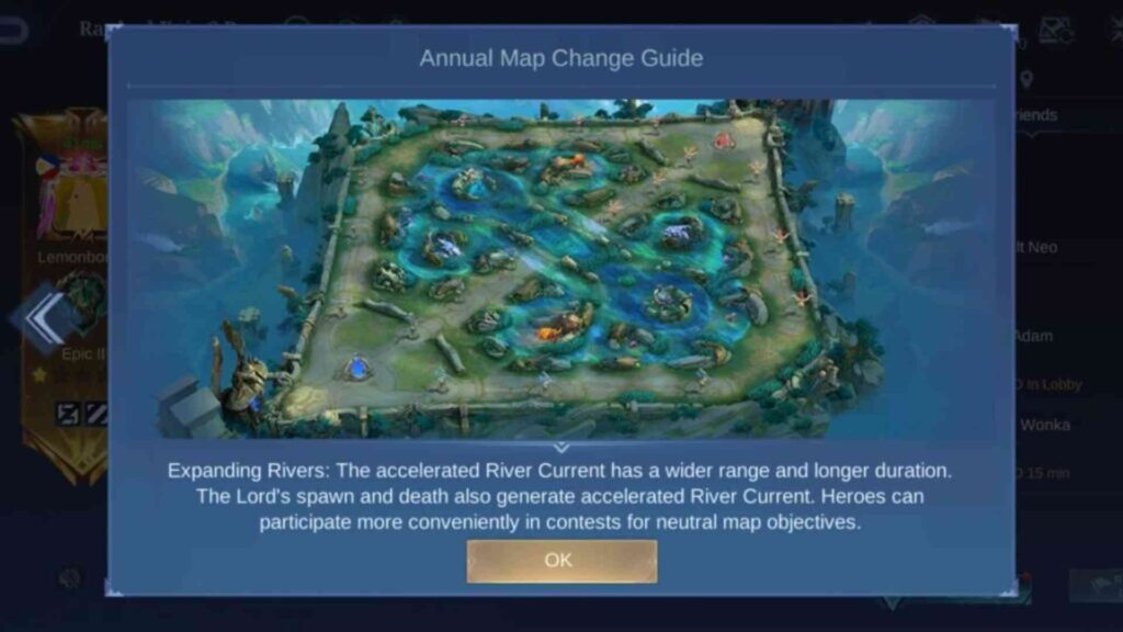 Expanding River Map