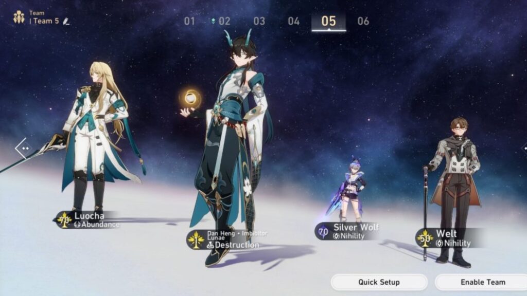 Honkai Star Rail Dan Heng - Permansor Terrae Best Teams
