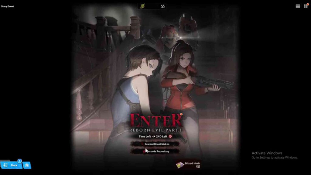 What is the Goddess of Victory: Nikke Reborn Evil x Resident Evil Event