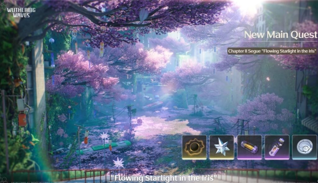 Flowing Starlight In the Iris