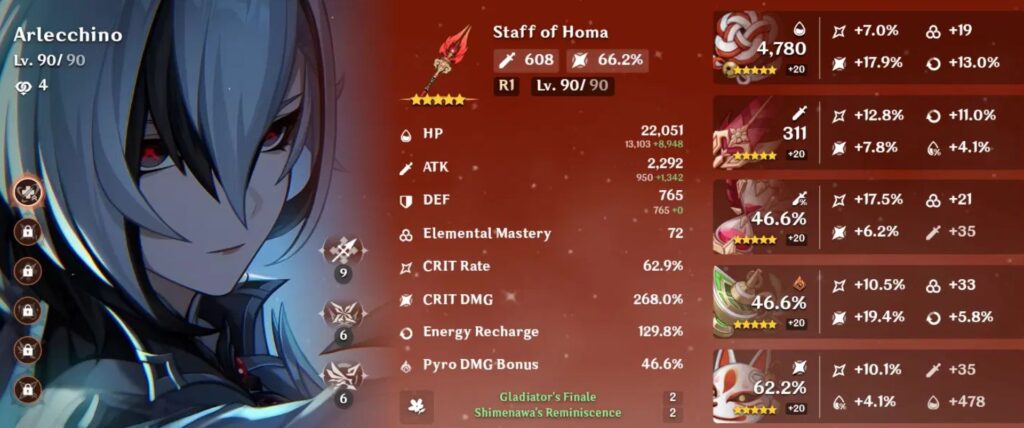 Best Weapons for Arlecchino