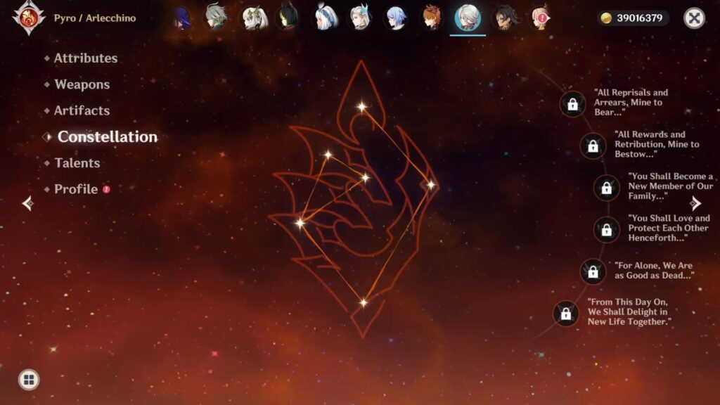 Constellations Breakdown