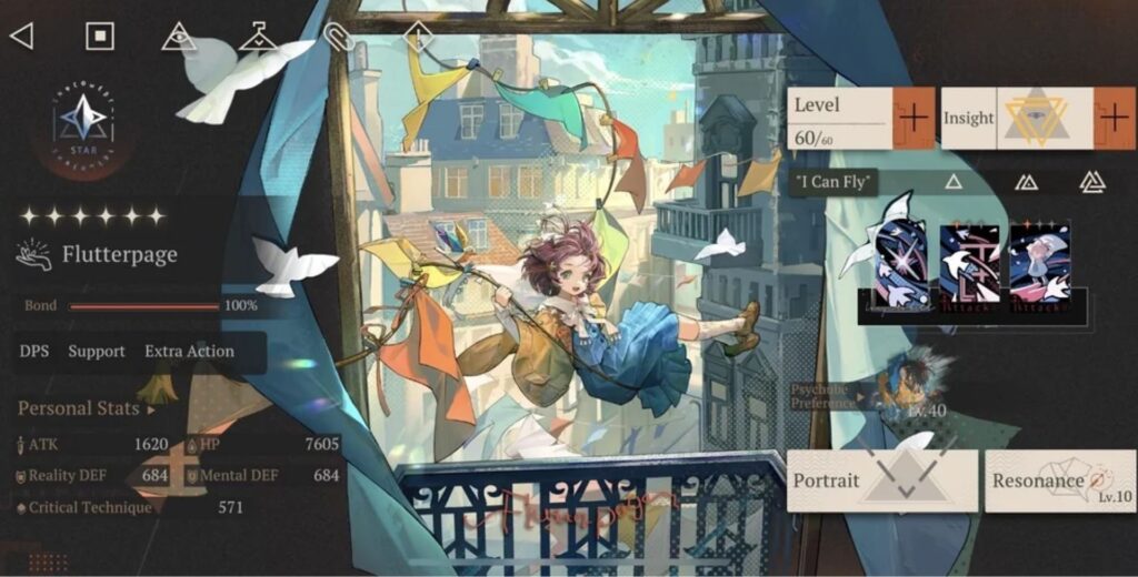 Flutterpage Skills and Abilities