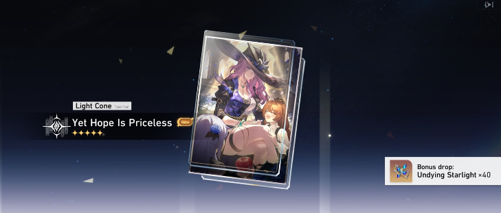 Yet Hope Is Priceless