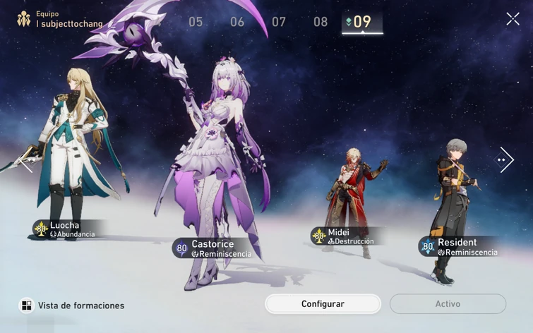 Best Teams and Rotations for Castorice