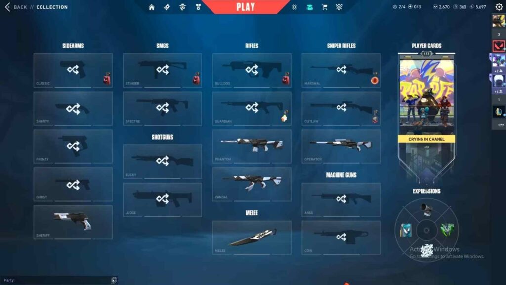 ORA by OneTap Contents & Weapon Prices 