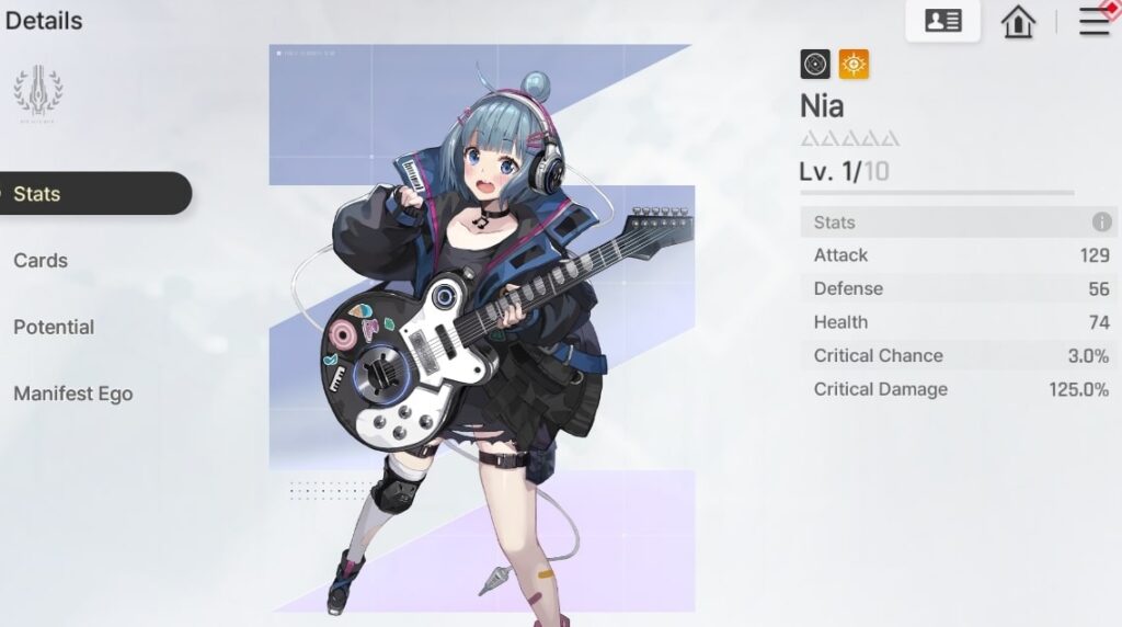 Chaos Zero Nightmare Nia