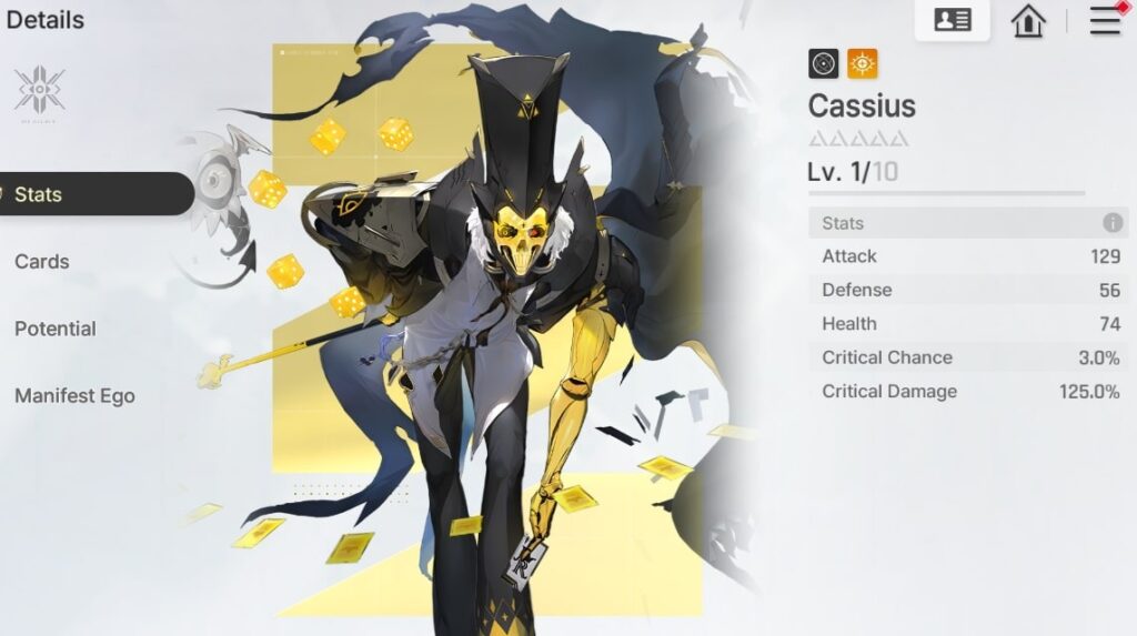 Chaos Zero Nightmare Cassius