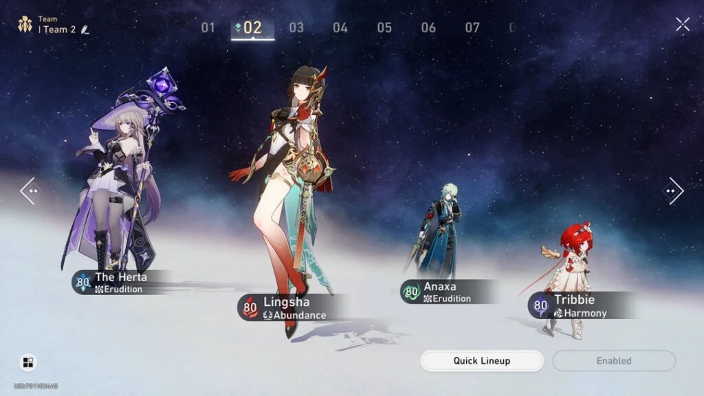 Anaxa + The Herta + Tribbie + Lingsha