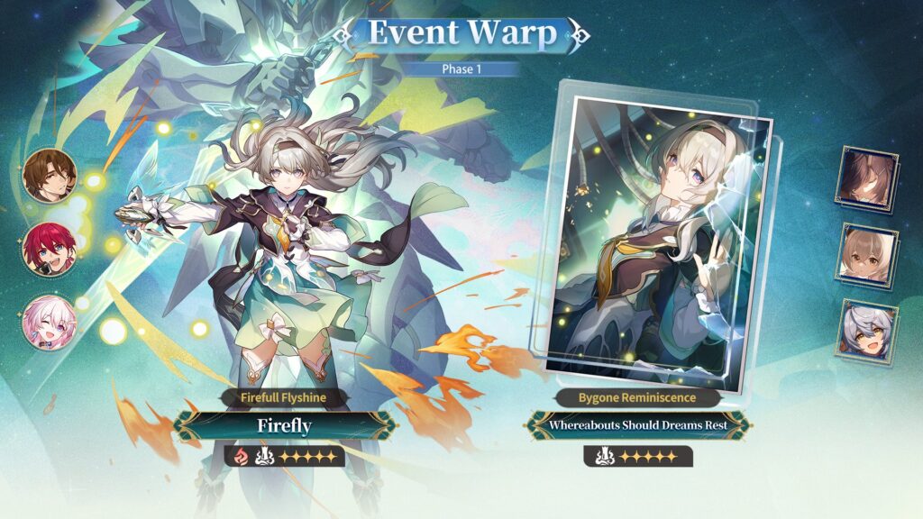 Honkai Star Rail Version 3.8 Update Phase 1 Banner Firefly
