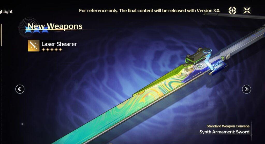 Wuthering Waves New Standard Weapons