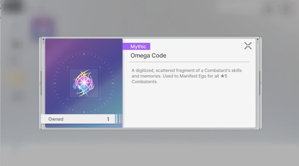 Chaos Zero Nightmare Omega Code