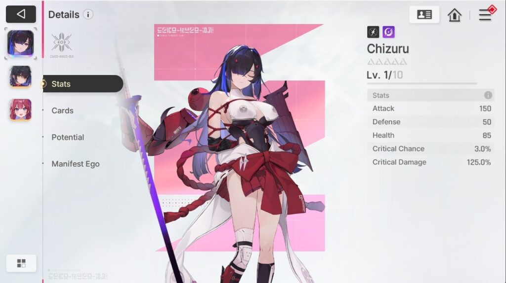 Chaos Zero Nightmare Chizuru