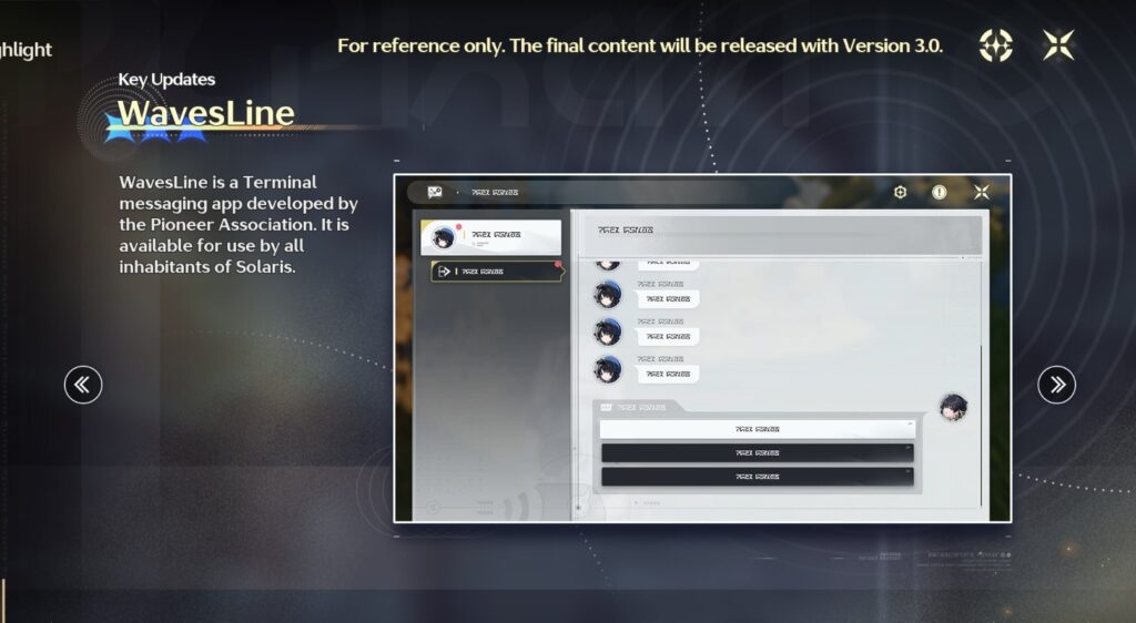 Wuthering Waves 3.0 Wavesline