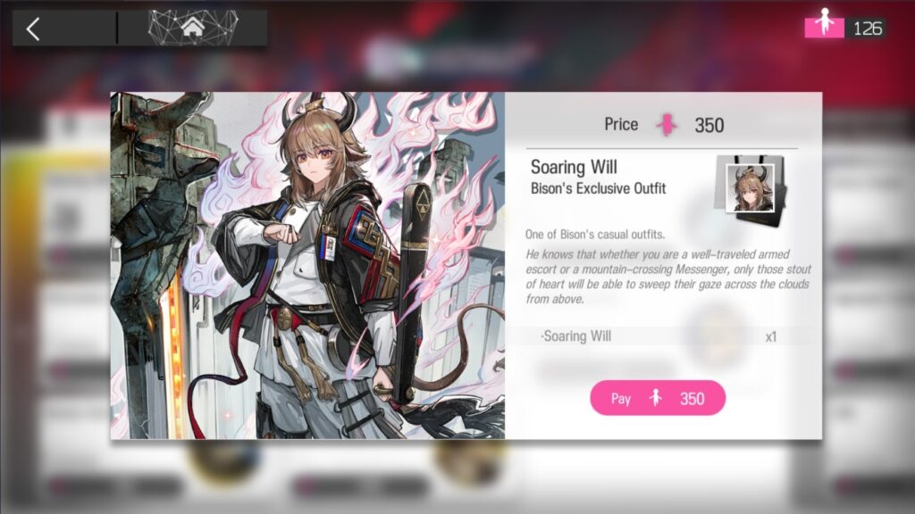 Arknights Bison Skin