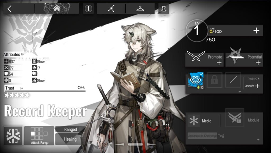 Arknights Record Keeper