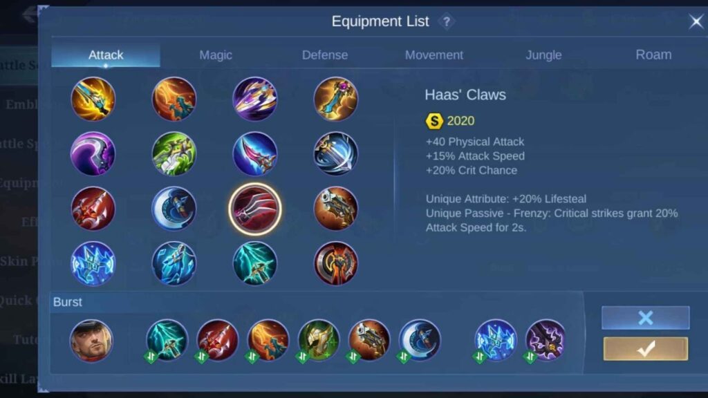 Critical / Basic Attack Build