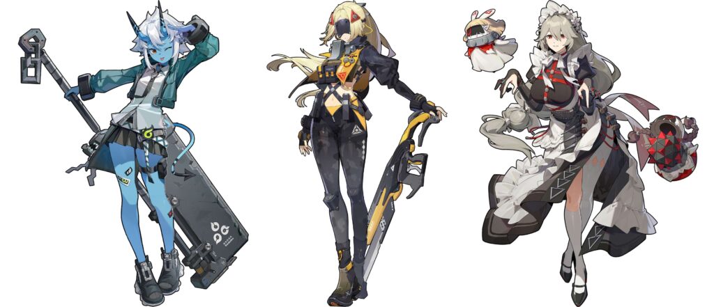 物理主C組合：【蒼角 + 扳機 + 麗娜】