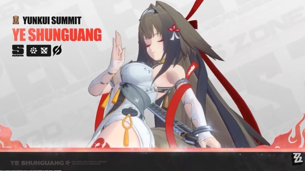 Zenless Zone Zero Version 2.5 Ye Shunguang