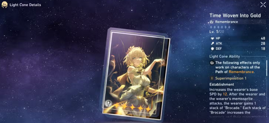 Time Woven Into Gold