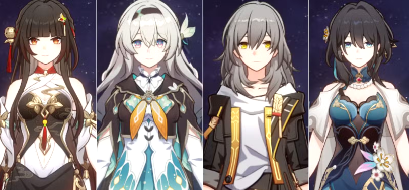 Firefly + Fugue + Ruan Mei + RMC / Lingsha