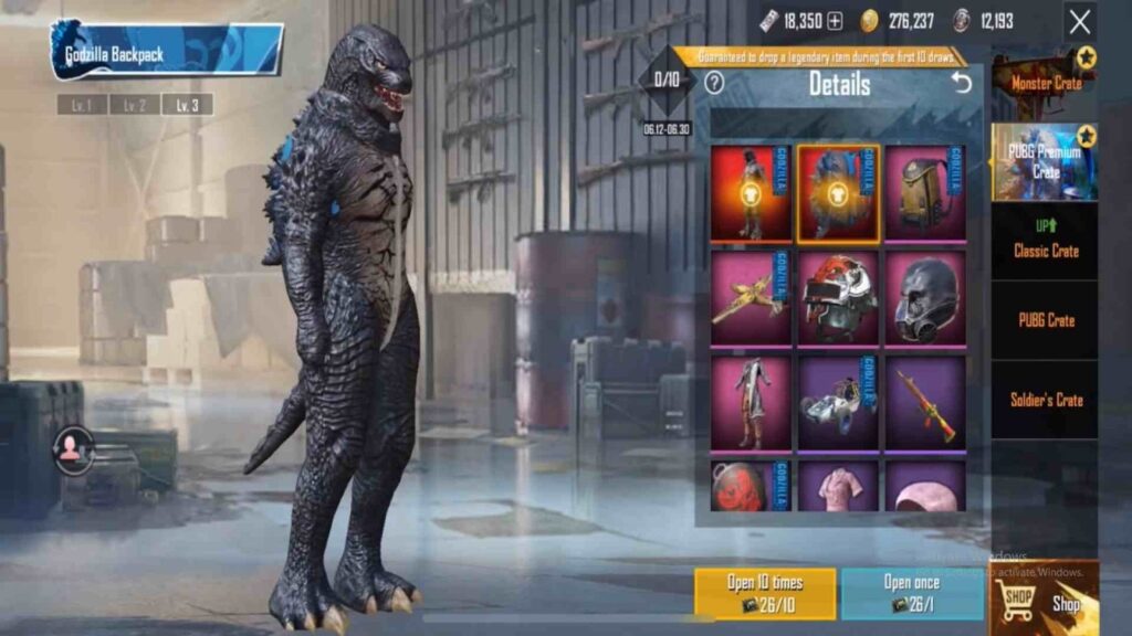 Godzilla Suit 