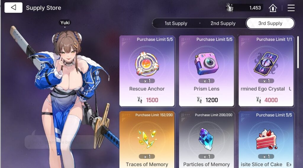 Chaos Zero Nightmare 3rd Phase Shop