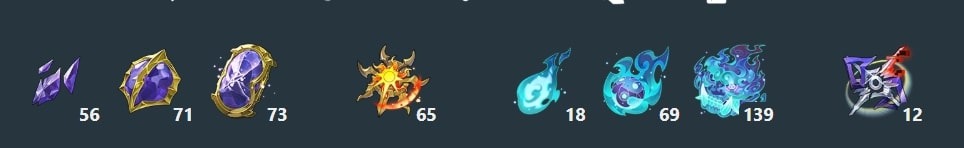 Honkai Star Rail The Dahlia Materials