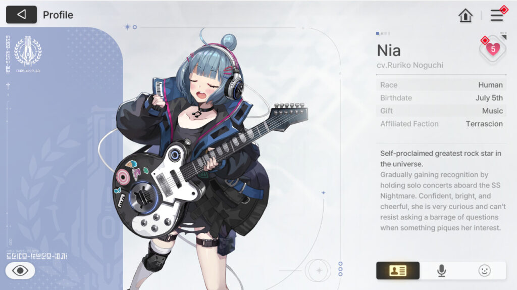 Chaos Zero Nightmare Nia