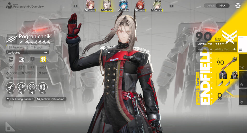 Arknights: Endfield Starter Free Starter 6-Star Pogranichnik