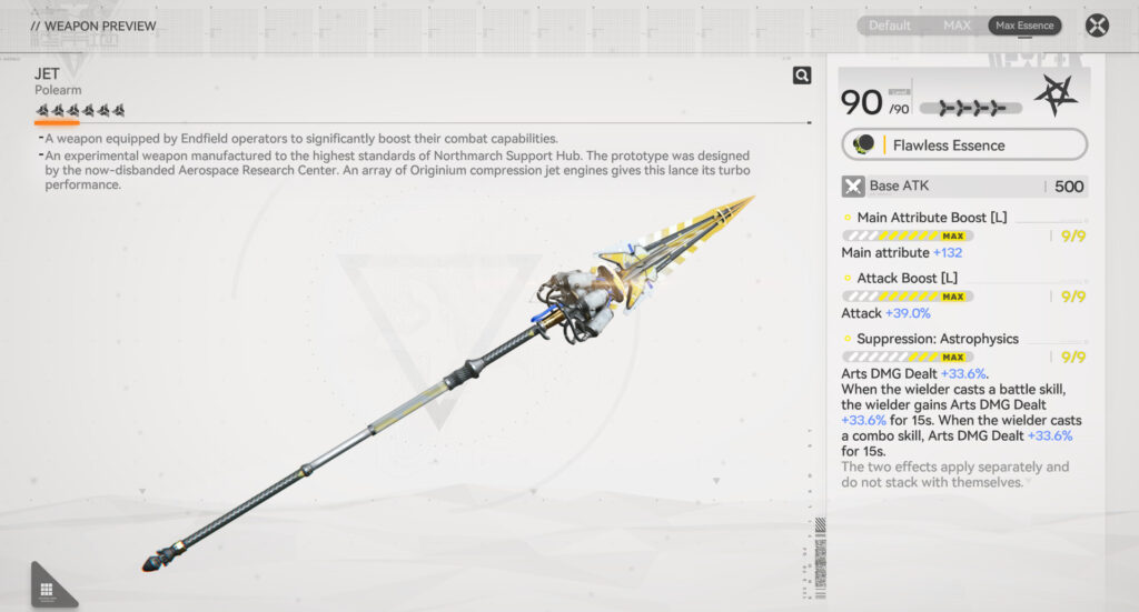 Arknights: Endfield Free 6-star Weapon JET