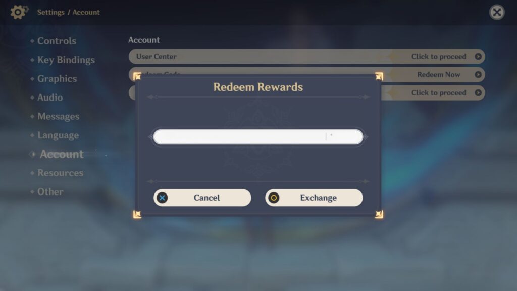 How to Redeem Codes in Genshin Impact