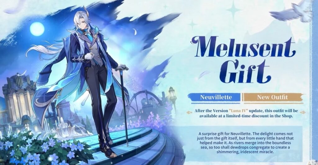 Genshin Impact Neuvilette Skin