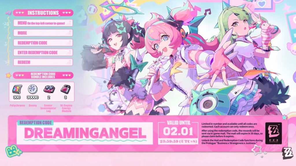 Zenless Zone Zero 2.6 Code