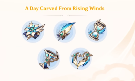 Moon and A Day Carved from Rising Winds