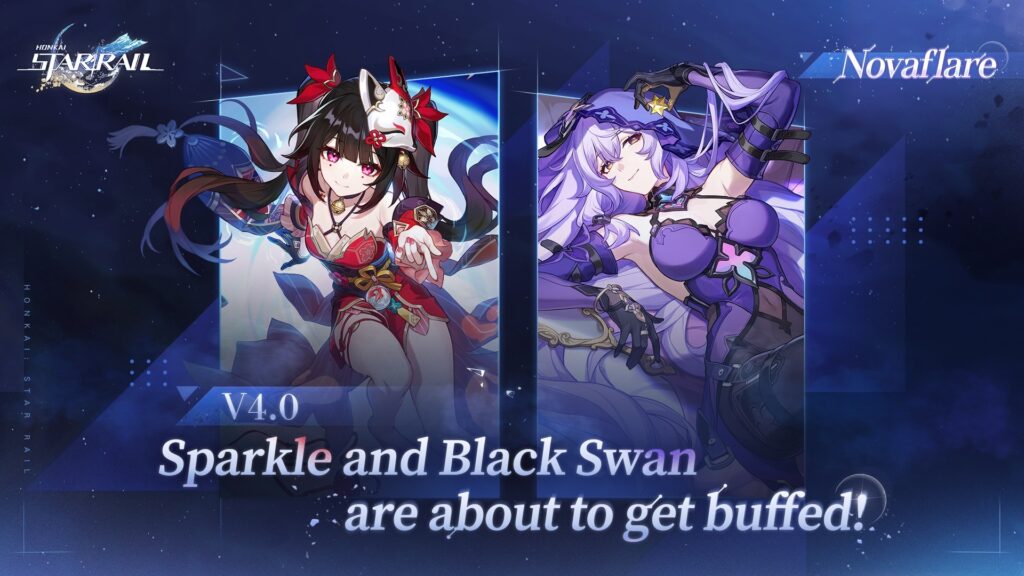 Honkai Star Rail 4.0 Sparkle and Black Swan Buffs
