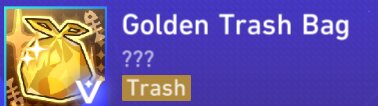 Honkai Star Rail 4.0 Currency Wars Golden Trash Bag
