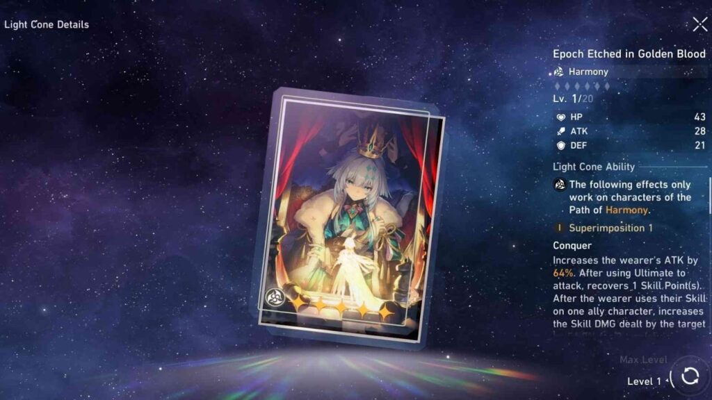 Honkai Star Rail Cerydra Light Cones