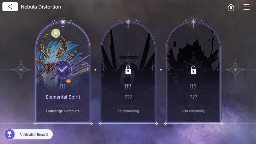 Chaos Zero Nightmare Seed of Karmic Fire Nebula Distortion