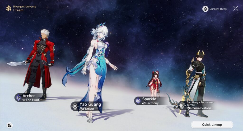 Divergent Universe Arcadian Chronicles Team